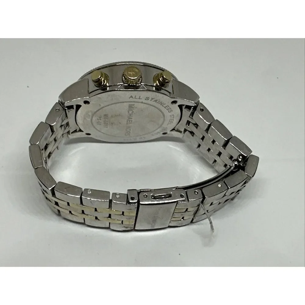 Michael Kors Ritz MK5057 Women's Silver Stainless Steel Analog Dial Watch NUL57